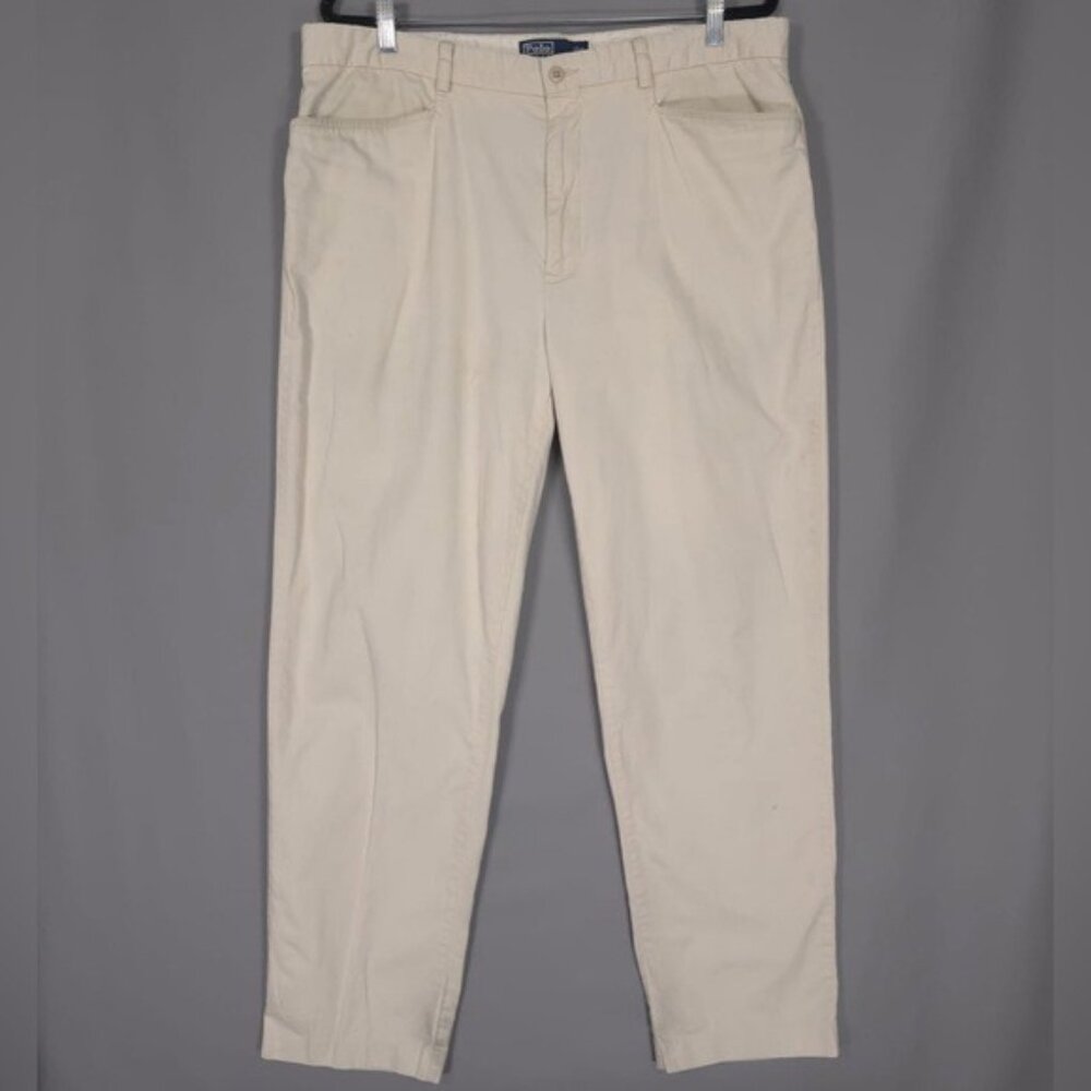POLO RALPH LAUREN Men’s Pants Slacks 38/32 Front Pockets Straight Casual‎ Chino